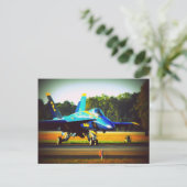 Blue Angel Postkarte (Stehend Vorderseite)