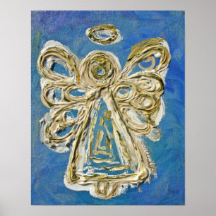 Blue Angel Print Poster