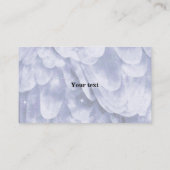 Blue Angel Wing Business Card Visitenkarte (Rückseite)