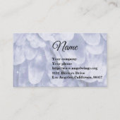 Blue Angel Wing Business Card Visitenkarte (Vorderseite)