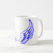 Blue Angel Wings Tasse. Kaffeetasse (VorderseiteRechts)