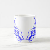 Blue Angel Wings Tasse. Kaffeetasse (Mittel)