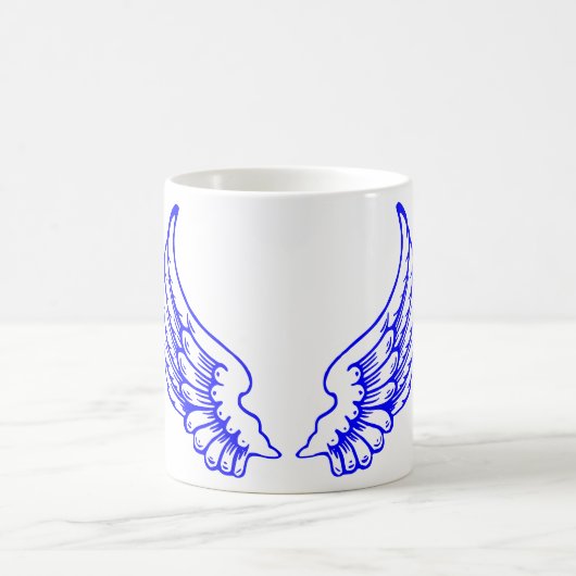 Blue Angel Wings Tasse. Kaffeetasse (Mittel)