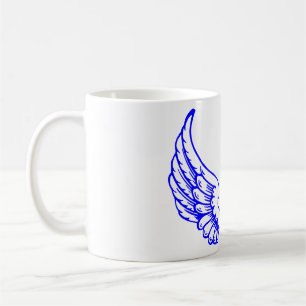 Blue Angel Wings Tasse. Kaffeetasse