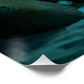 Blue Angelfish Underwater Aquarium Fisch Tank Love Poster (Ecke)