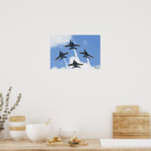 Blue Angels 2023 Poster (Küche)