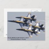 Blue Angels Air Show 7/2010 Postkarte (Vorne/Hinten)