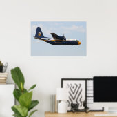 Blue Angels C-130 - Fat Albert Poster (Heimbüro)