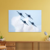 Blue Angels Canvas Print Leinwanddruck (Insitu (Wohnzimmer))