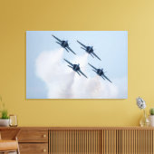 Blue Angels Canvas Print Leinwanddruck (Insitu (Wohnzimmer))