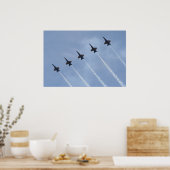 Blue Angels FA-18 Poster (Küche)