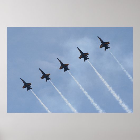 Blue Angels FA-18 Poster (Vorne)