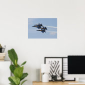 Blue Angels FA-18 Poster (Heimbüro)