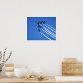 Blue Angels Flyby während der Fleet Week 2006 Poster (Küche)