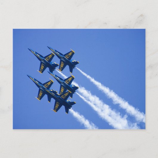 Blue Angels Flyby während der Fleet Week 2006 Postkarte (Vorderseite)