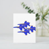 Blue Angels Formation Postkarte (Stehend Vorderseite)