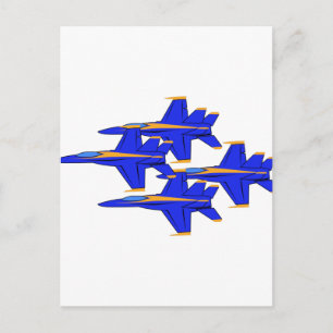 Blue Angels Formation Postkarte