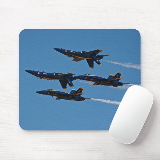 Blue Angels Four Ship Formation Mousepad (Mit Mouse)