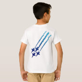Blue Angels Front & Back Diamonds T - Shirt (Schwarz voll)