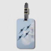 Blue Angels Gepäcktag Gepäckanhänger (Vorderseite Vertikal)