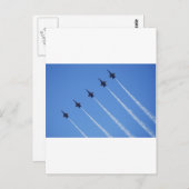 Blue Angels in Flight Postkarte (Vorne/Hinten)