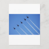 Blue Angels in Flight Postkarte (Vorderseite)