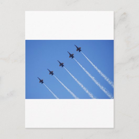 Blue Angels in Flight Postkarte (Vorderseite)