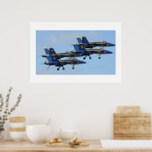 Blue Angels in Formation Poster (Küche)