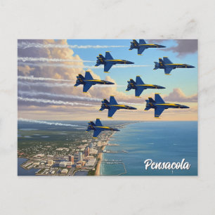 Blue Angels in Pensacola Florida Postkarte