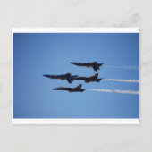 Blue Angels Inverted Postkarte (Vorderseite)