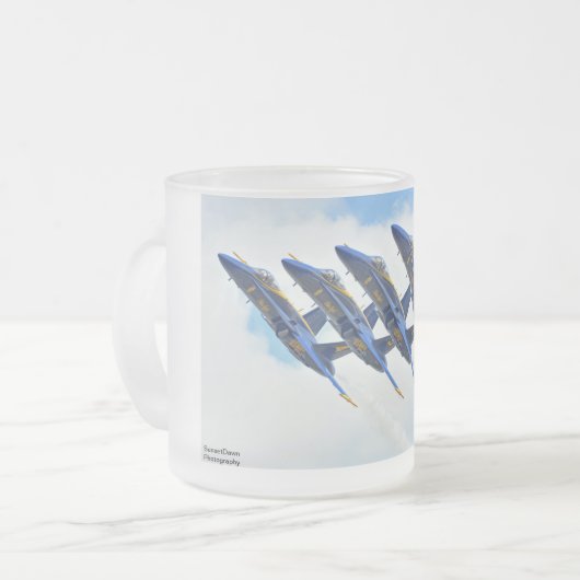 Blue Angels Kaffee Tasse (Vorderseite Links)