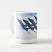 Blue Angels Kaffee Tasse (Vorderseite Links)