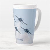 Blue Angels Latte Tasse (Rechte Ecke)