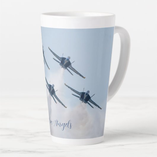 Blue Angels Latte Tasse (Rechte Ecke)