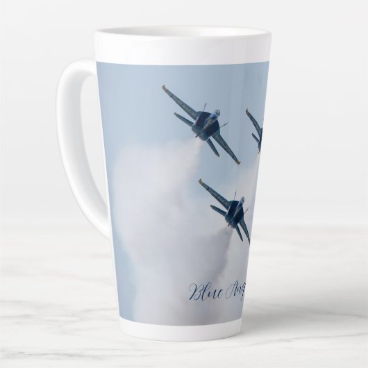 Blue Angels Latte Tasse (Linke Ecke)