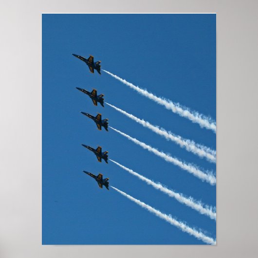 Blue Angels Line Abreast Formation Poster (Vorne)