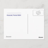 BLUE ANGELS Pensacola Beach, Florida Air Show Postkarte (Rückseite)