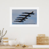 Blue Angels Poster (Küche)