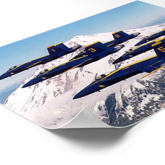 Blue Angels Poster (Ecke)