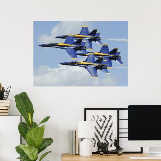 Blue Angels Poster (Heimbüro)