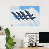 Blue Angels Poster (Heimbüro)