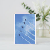 Blue Angels Postkarte (Stehend Vorderseite)