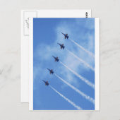 Blue Angels Postkarte (Vorne/Hinten)