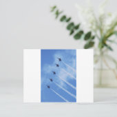 Blue Angels Postkarte (Stehend Vorderseite)