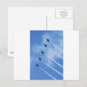 Blue Angels Postkarte (Vorne/Hinten)