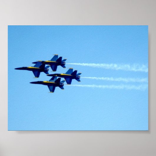 Blue Angels Signature Flyby Poster (Vorne)