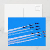 Blue Angels und Thunderbirds Flug Geschichte Postkarte (Vorne/Hinten)
