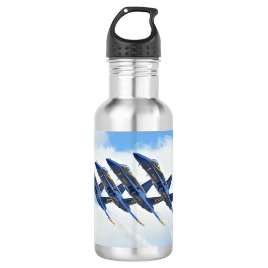 Blue Angels Wasser Flasche Edelstahlflasche (Vorderseite)