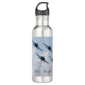 Blue Angels Water Flasche Edelstahlflasche (Vorderseite)