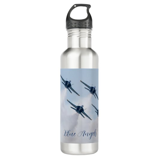 Blue Angels Water Flasche Edelstahlflasche (Vorderseite)